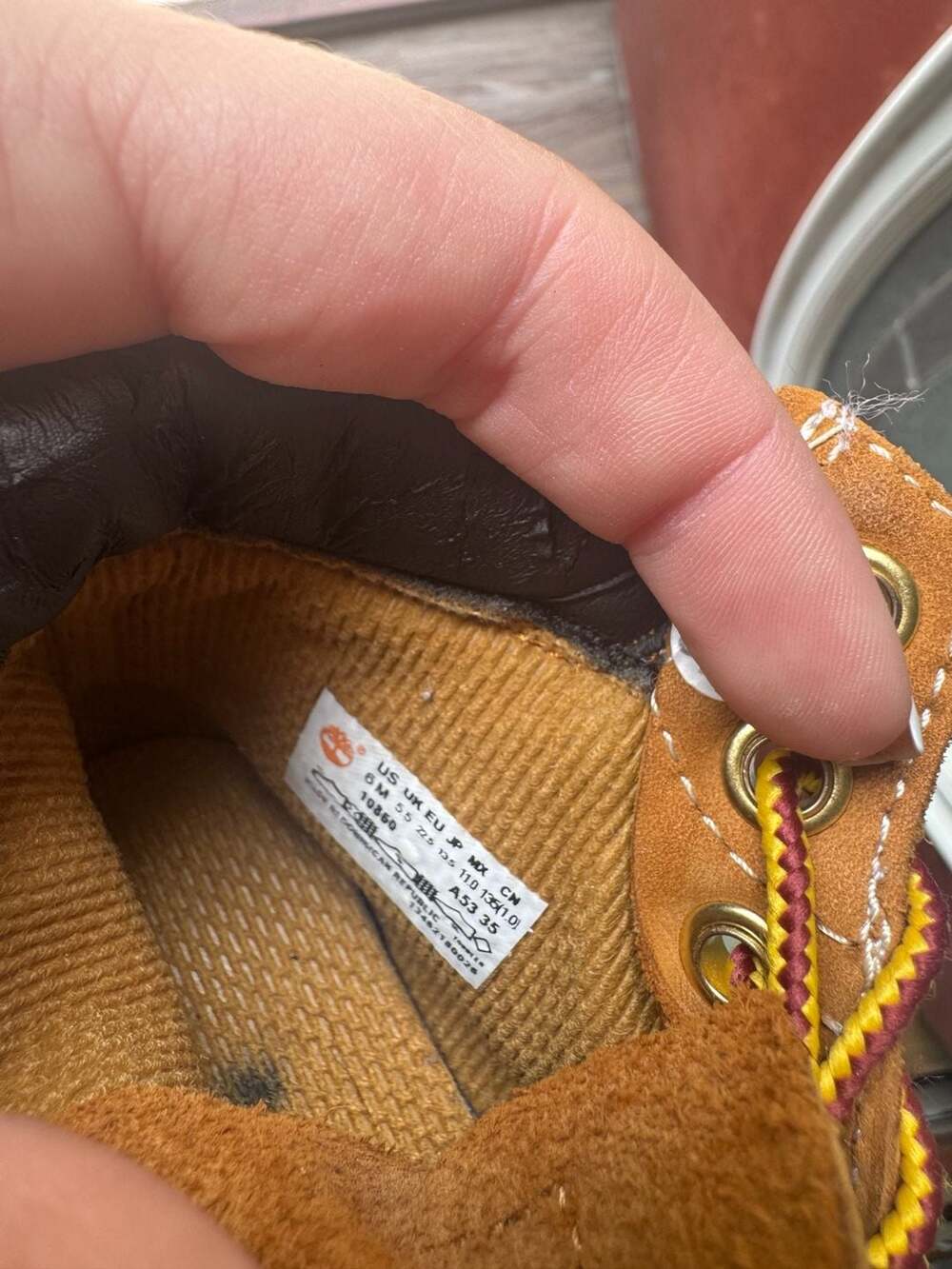 Timberland Toddler Waterproof Boots Wheat Size 6M - Picture 6 of 7